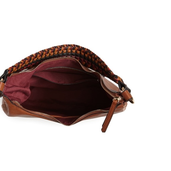 Sondra Roberts braided handle faux leather bag - Picture 3 of 8